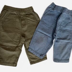 GAP Kids Olive and Blue Pants
